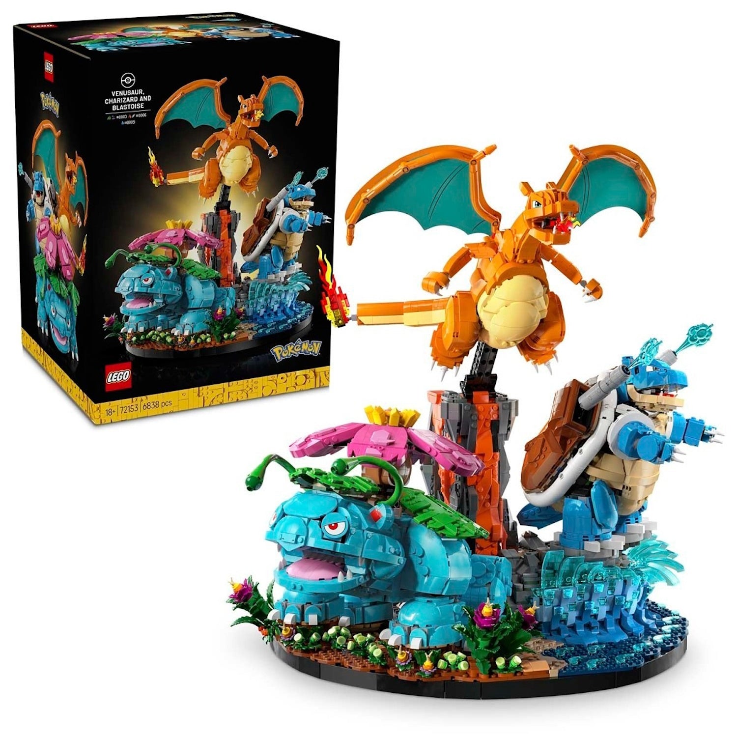 LEGO: Pokemon [Venusaur, Charizard and Blastoise #72153] LEGO LEGO