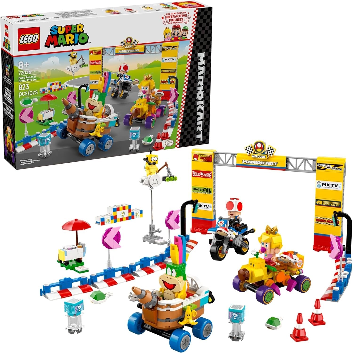 LEGO: Super Mario [Mario Kart - Baby Peach & Grand Prix Set #72036] LEGO LEGO