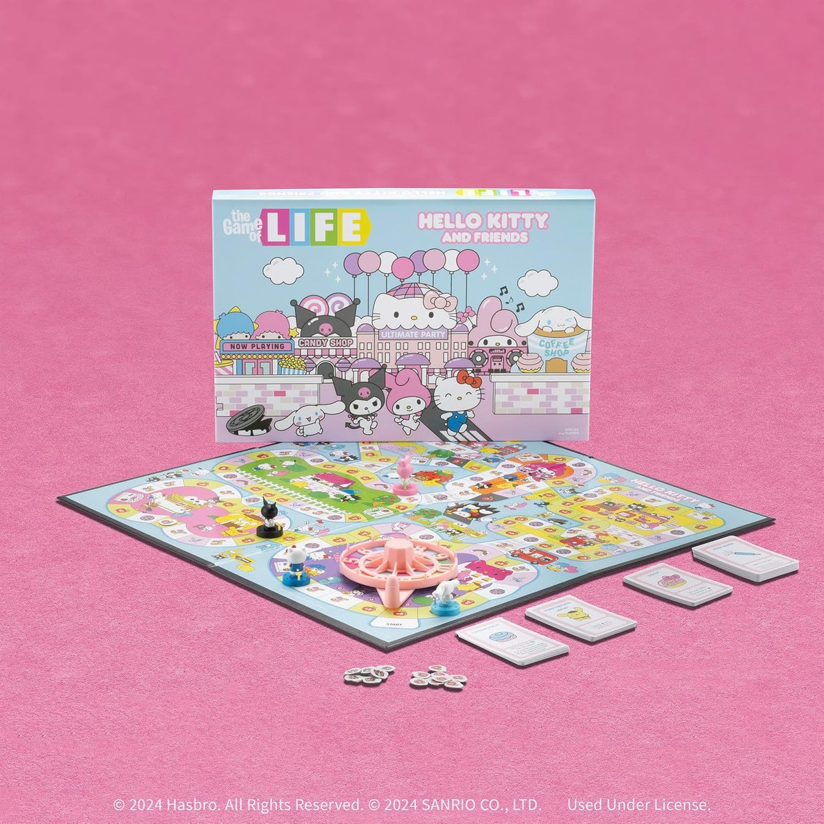Life: Hello Kitty and Friends Edition [Board Game, 2-4 Players] Board Game OPGames