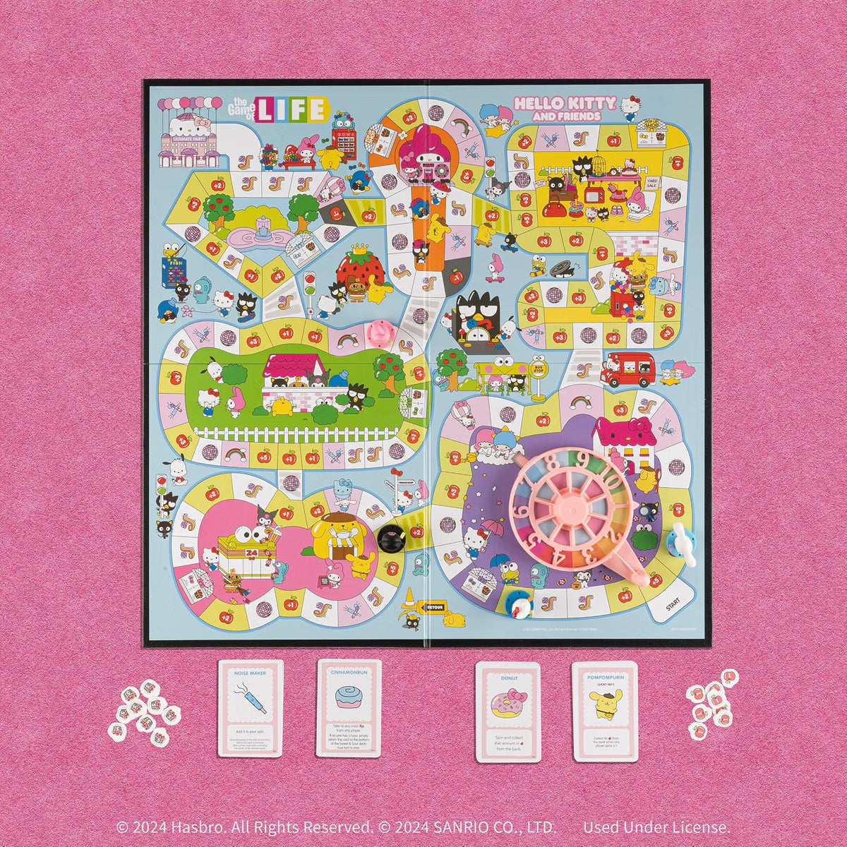 Life: Hello Kitty and Friends Edition [Board Game, 2-4 Players] Board Game OPGames