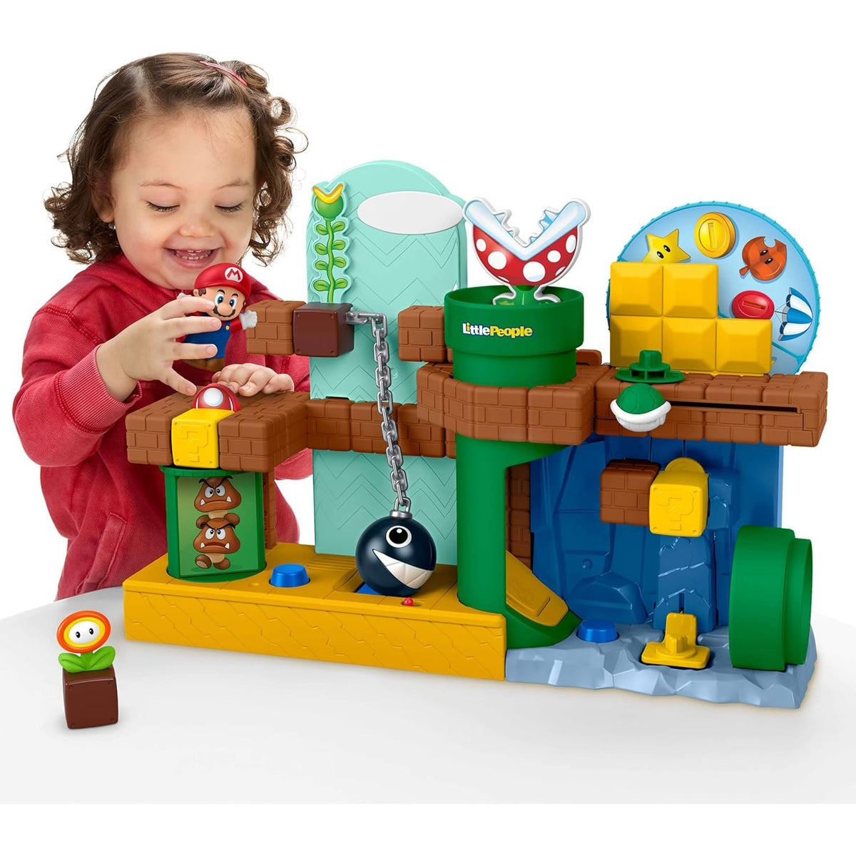 Little People: My Mario Adventure Playset Toys & Games Mattel