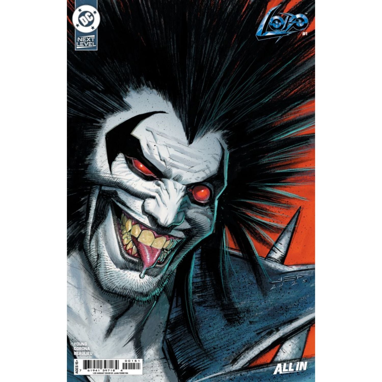 Lobo: #1 [Juan Ferreyra - 1:25] 2026 Comics DC Comics
