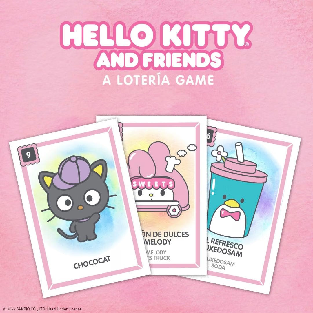 Loteria: Hello Kitty and Friends Edition [Board Game, 2-12 Players] Board Game OPGames