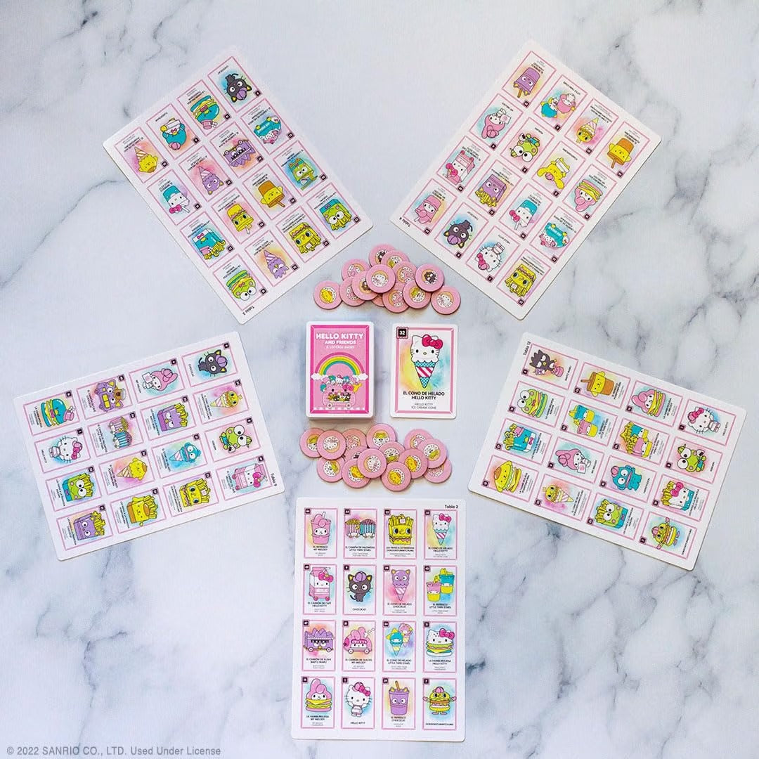 Loteria: Hello Kitty and Friends Edition [Board Game, 2-12 Players] Board Game OPGames
