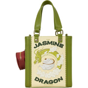 Loungefly: Avatar: The Last Airbender Jasmine Dragon Mini Tote Crossbody Bag Clothing and Apparel Loungefly