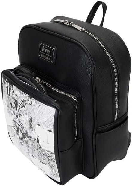 Loungefly: Beatles Revolver Album Cover with Record Coin Bag - Mini Backpack Clothing and Apparel Loungefly