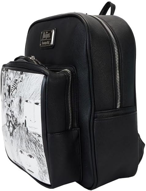 Loungefly: Beatles Revolver Album Cover with Record Coin Bag - Mini Backpack Clothing and Apparel Loungefly