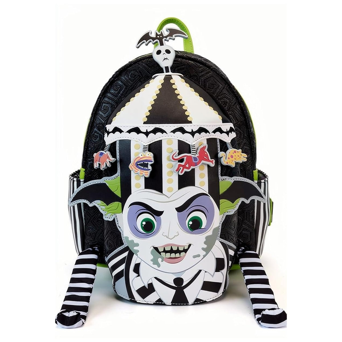 Loungefly: Beetlejuice Carousel Hat Light Up Cosplay Mini Backpack Clothing and Apparel Loungefly