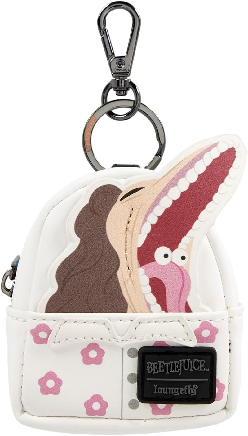 Loungefly: Beetlejuice Mystery Mini Backpack Keychain Charm Blind Box Clothing and Apparel Loungefly