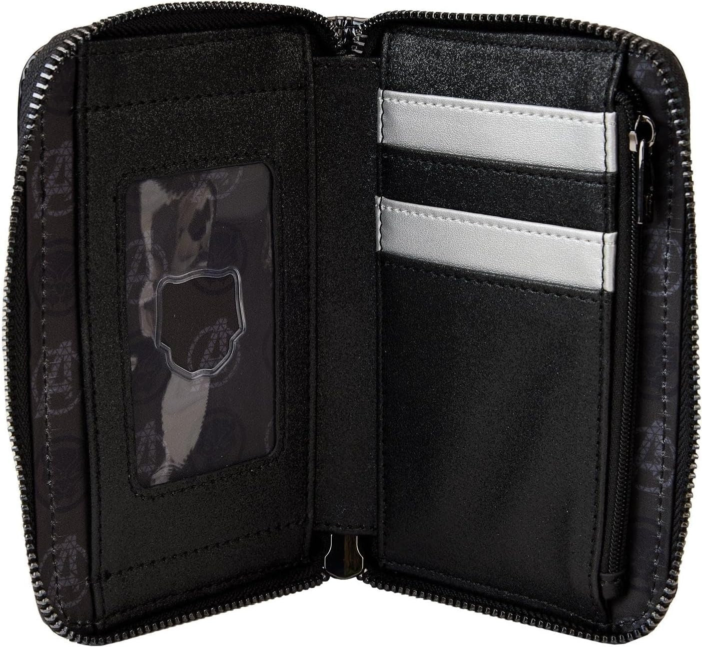 Loungefly: Black Panther Shine Black - Zip Around Purse Clothing and Apparel Loungefly