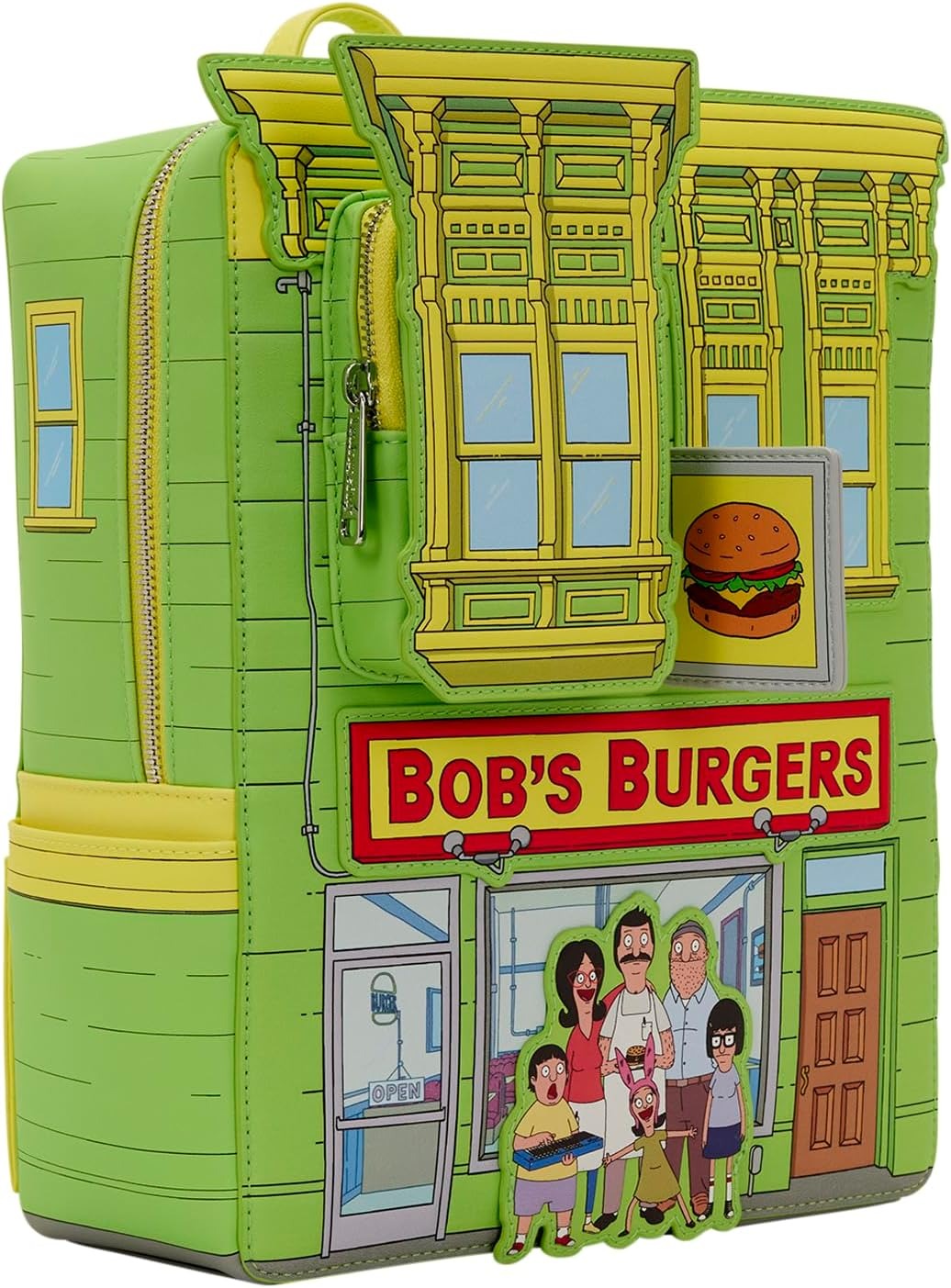 Loungefly: Bob's Burgers Restaurant Mini Backpack Clothing and Apparel Loungefly
