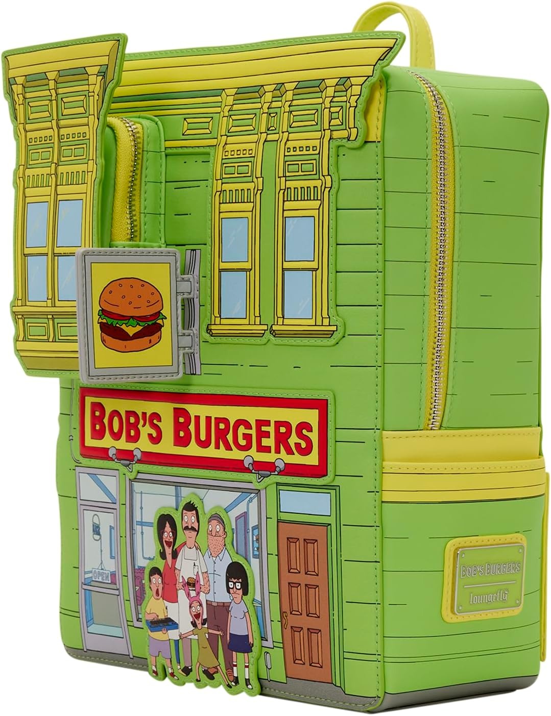 Loungefly: Bob's Burgers Restaurant Mini Backpack Clothing and Apparel Loungefly