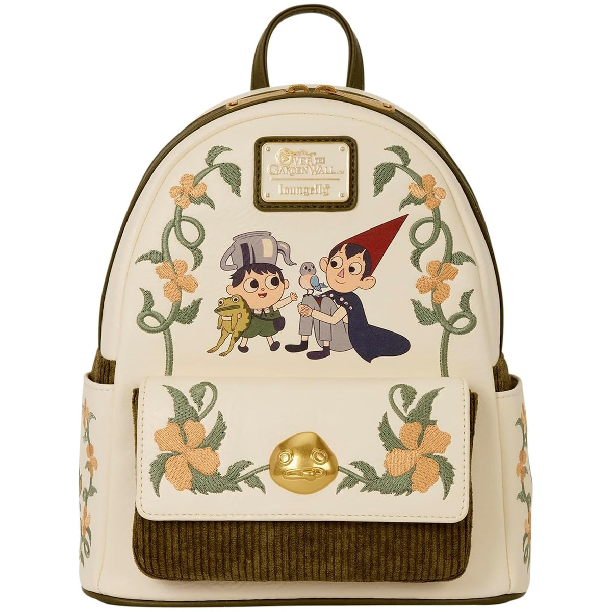 Loungefly: CN Over the Garden Wall Pottsfield Embroidered Mini Backpack Clothing and Apparel Loungefly