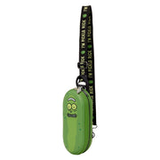 Loungefly CN Rick and Morty: Pickle Rick Crossbody Bag Clothing and Apparel Loungefly