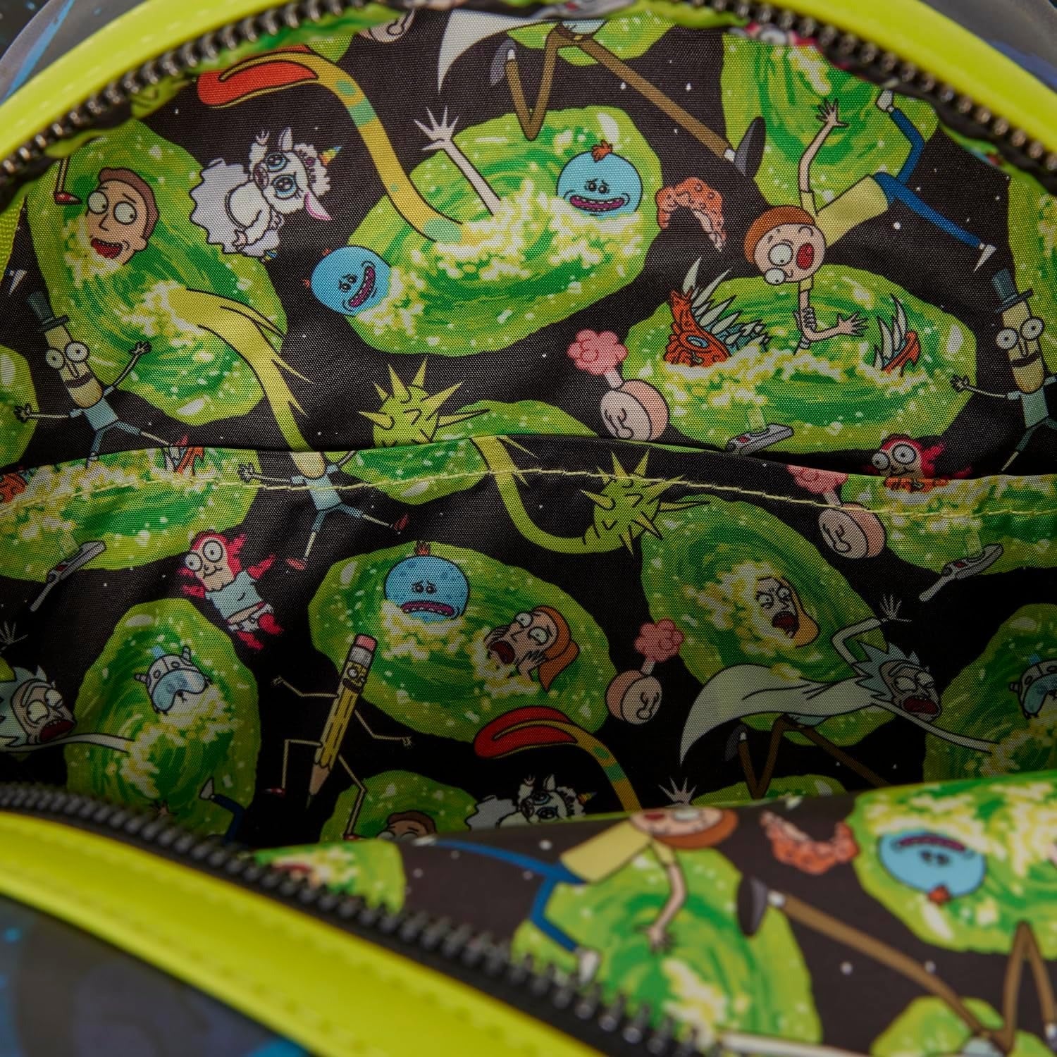 Loungefly CN Rick and Morty: Space Cruiser Mini Backpack Clothing and Apparel Loungefly