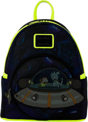 Loungefly CN Rick and Morty: Space Cruiser Mini Backpack Clothing and Apparel Loungefly