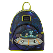 Loungefly CN Rick and Morty: Space Cruiser Mini Backpack Clothing and Apparel Loungefly