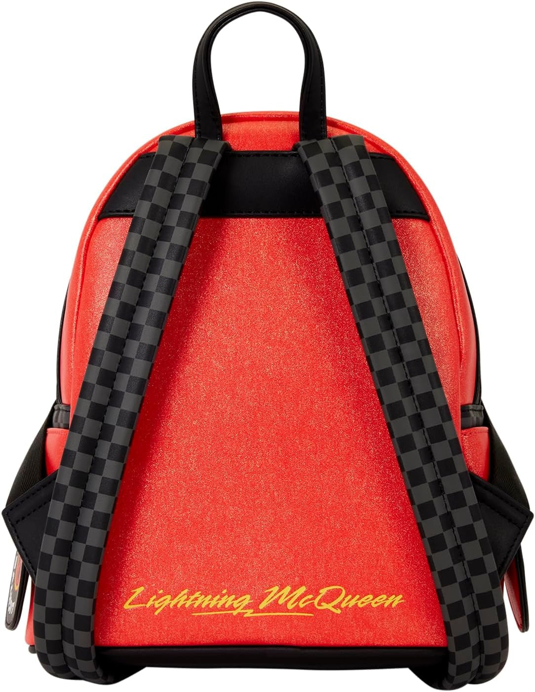 Loungefly: Cars 20th Anniversary Lightning McQueen Cosplay Light-Up Lenticular Mini Backpack Clothing and Apparel Loungefly