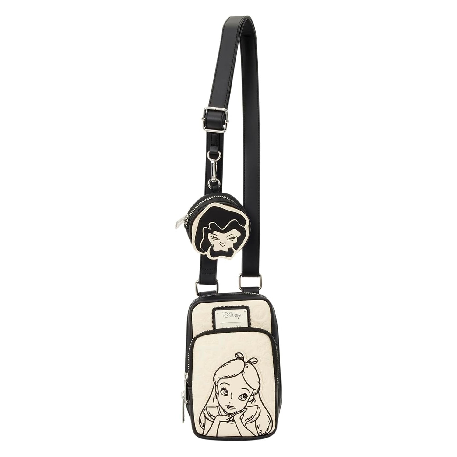 Loungefly Disney: Alice In Wonderland Sling Bag Clothing and Apparel Loungefly