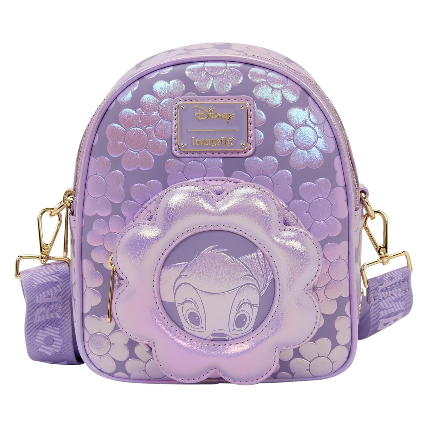 Loungefly: Disney Bambi Micro Mini Convertible Crossbody Bag Clothing and Apparel Loungefly