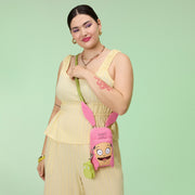 Loungefly: Disney Bobs Burgers Louise Sling Bag Clothing and Apparel Loungefly