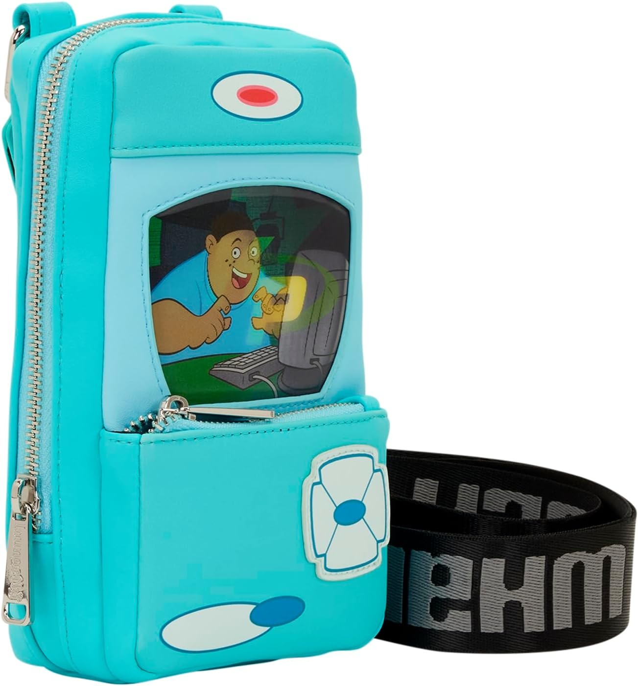Loungefly Disney: Kim Possible - Kimmunicator Sling Bag Clothing and Apparel Loungefly