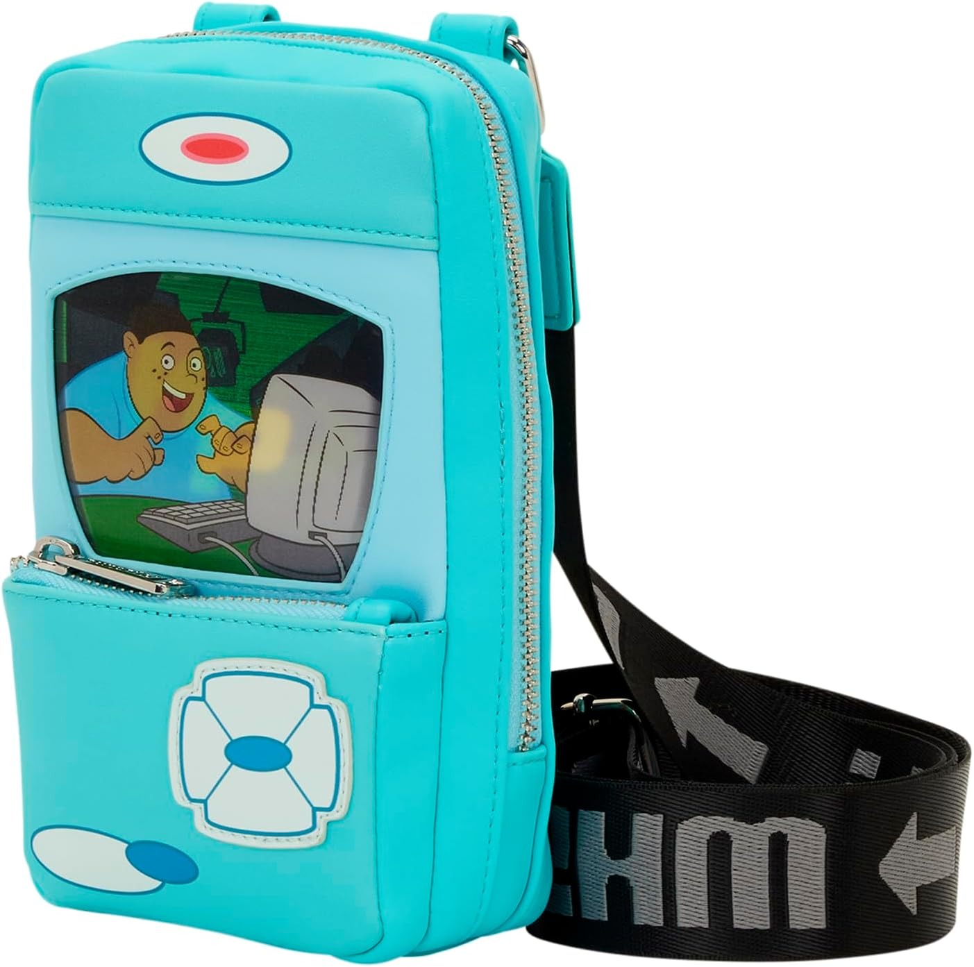 Loungefly Disney: Kim Possible - Kimmunicator Sling Bag Clothing and Apparel Loungefly
