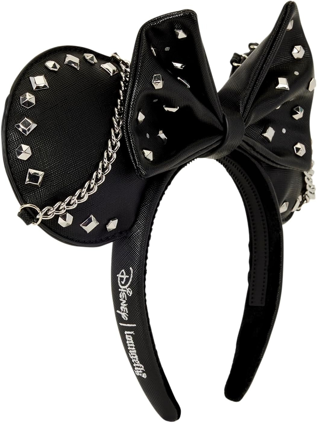 Loungefly: Disney Minnie Studded Ears Headband Clothing and Apparel Loungefly