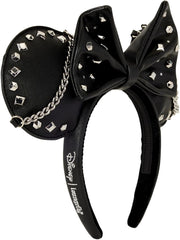 Loungefly: Disney Minnie Studded Ears Headband Clothing and Apparel Loungefly