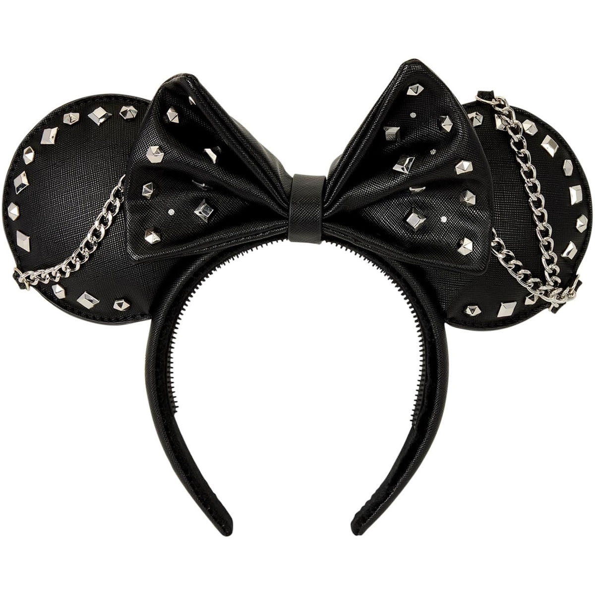 Loungefly: Disney Minnie Studded Ears Headband Clothing and Apparel Loungefly