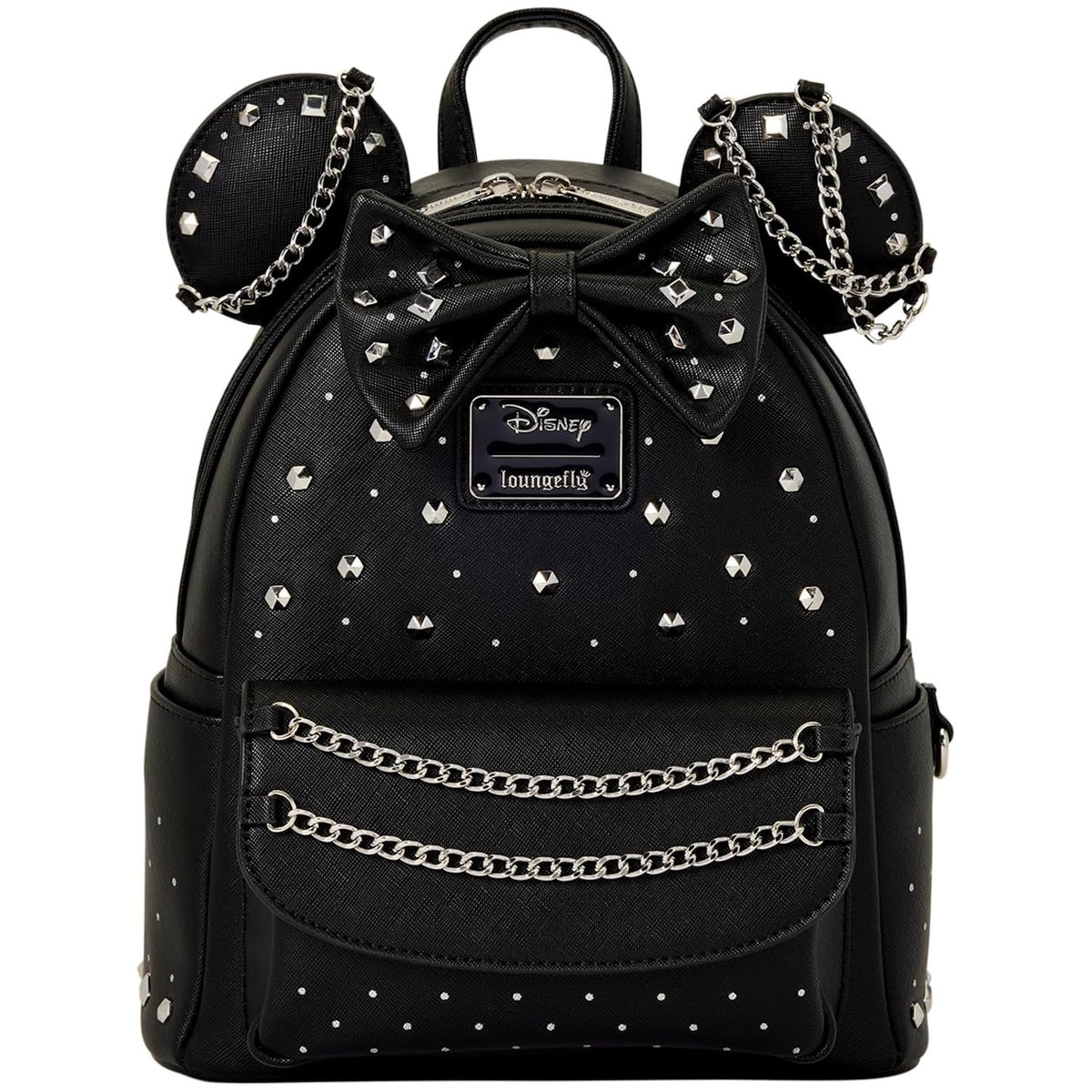 Loungefly: Disney Minnie Studs and Chains Mini Backpack Clothing and Apparel Loungefly