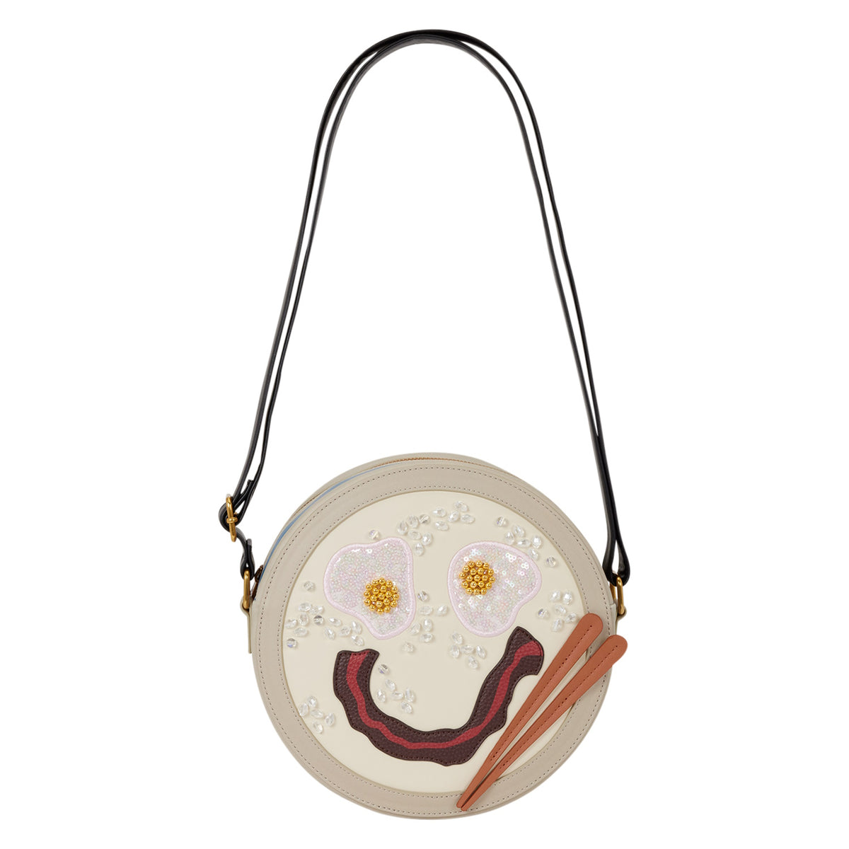 Loungefly: Disney Mulan Congee Smiley Face Crossbody Bag Clothing and Apparel Loungefly