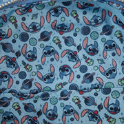 Loungefly: Disney Stitch Plush Mini Backpack Clothing and Apparel Loungefly