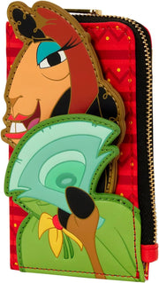 Loungefly: Disney The Emperor's New Groove Kuzco Llama Wallet Clothing and Apparel Loungefly