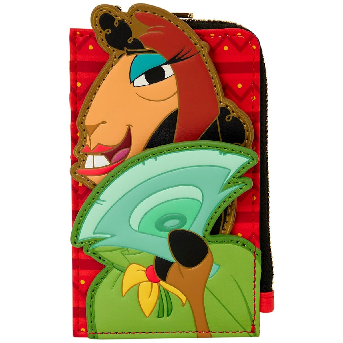 Loungefly: Disney The Emperor's New Groove Kuzco Llama Wallet Clothing and Apparel Loungefly