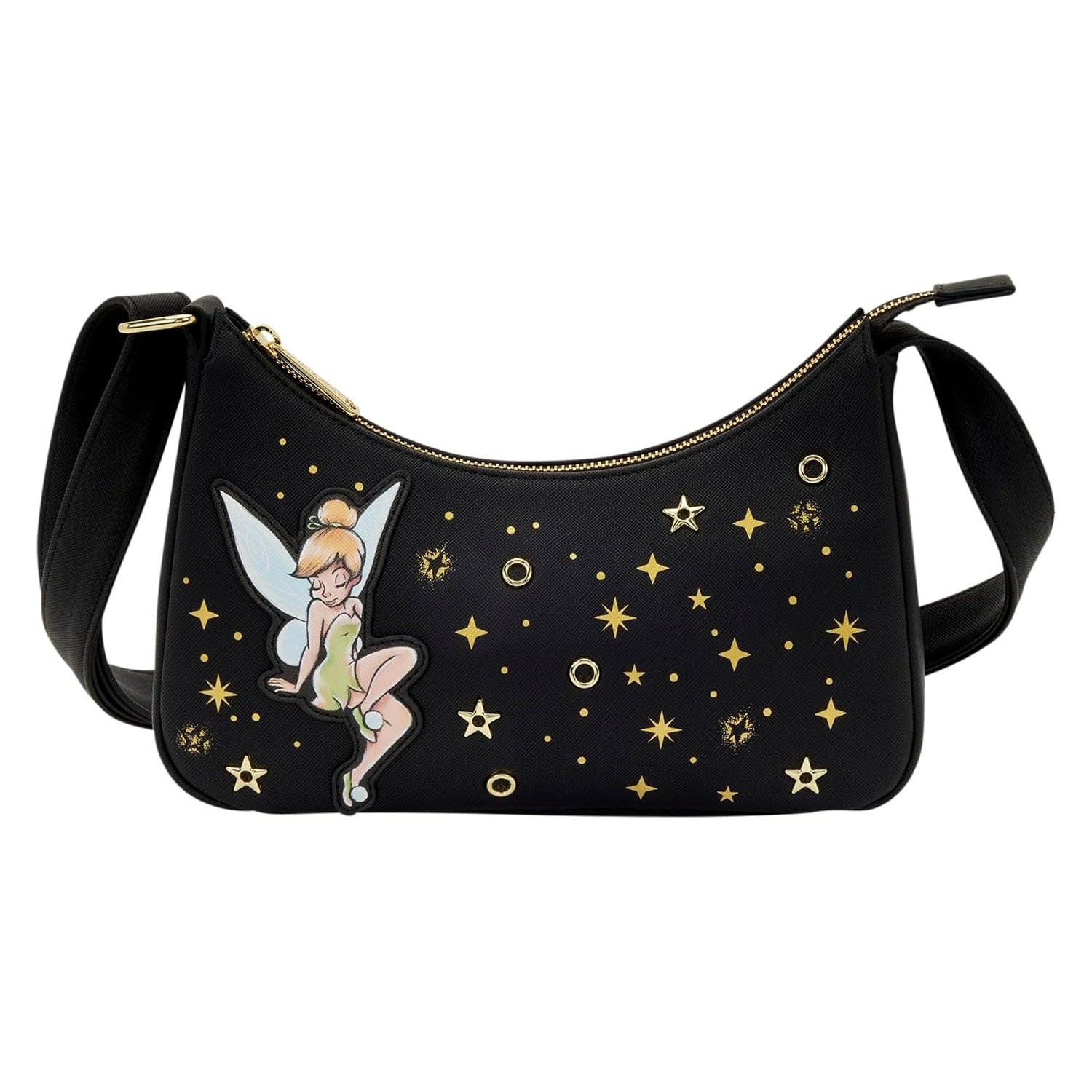 Loungefly: Disney - Tinkerbell Pixie Dust Crossbody Bag Clothing and Apparel Loungefly