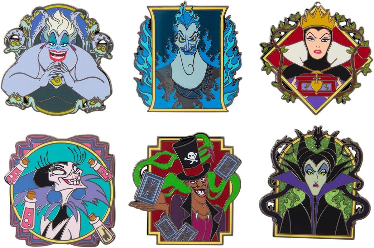 Loungefly: Disney Villains Framed Mystery Pin Toys & Games Loungefly