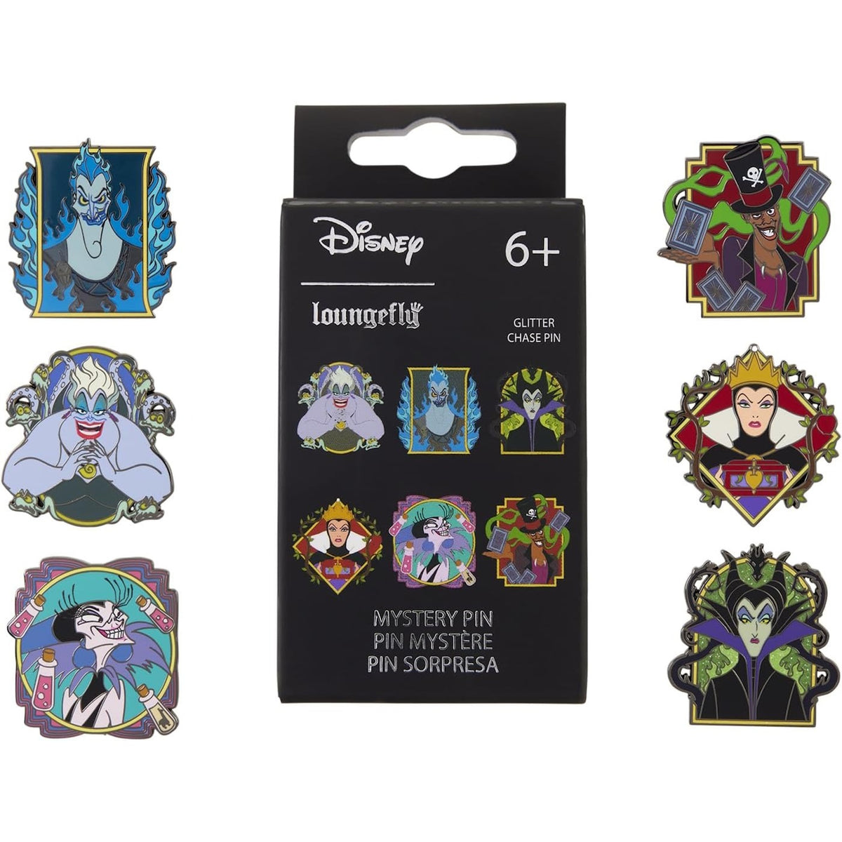 Loungefly: Disney Villains Framed Mystery Pin Toys & Games Loungefly