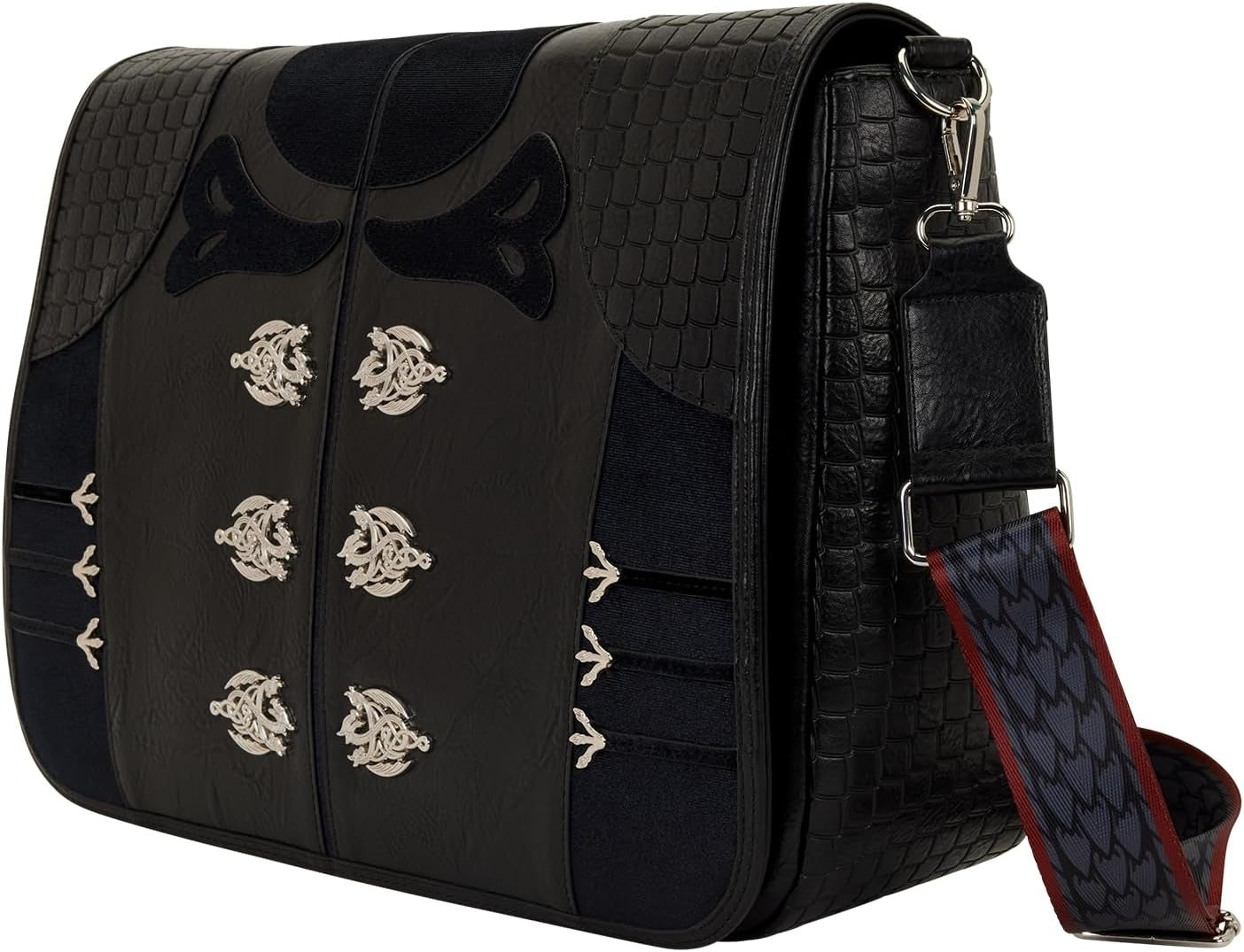 Loungefly: Game of Thrones House of the Dragon Messenger Bag Clothing and Apparel Loungefly