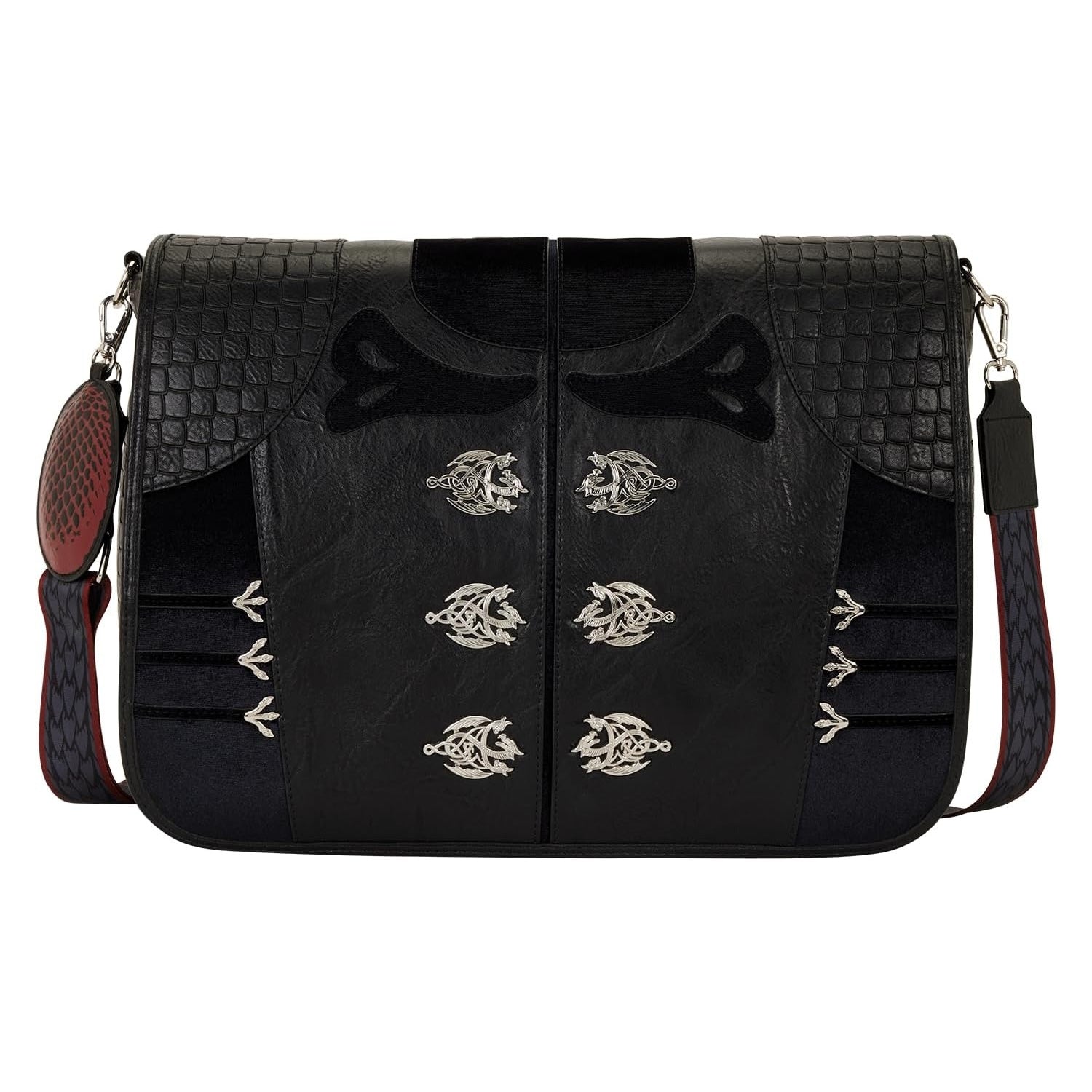 Loungefly: Game of Thrones House of the Dragon Messenger Bag Clothing and Apparel Loungefly