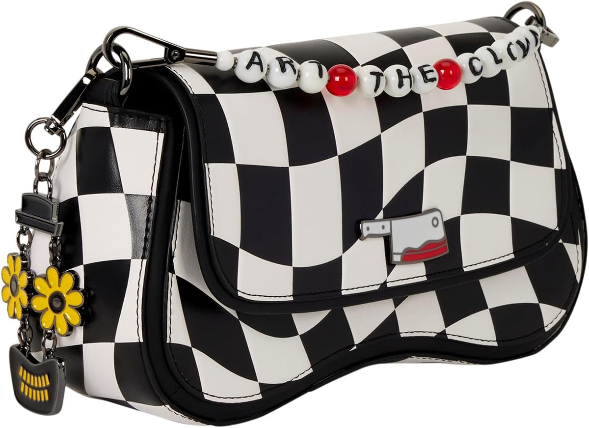 Loungefly: Instock Terrifier Black And White Pattern Bag Clothing and Apparel Loungefly