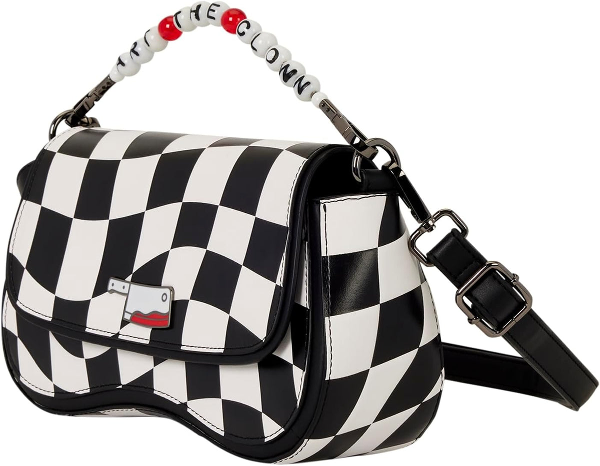 Loungefly: Instock Terrifier Black And White Pattern Bag Clothing and Apparel Loungefly