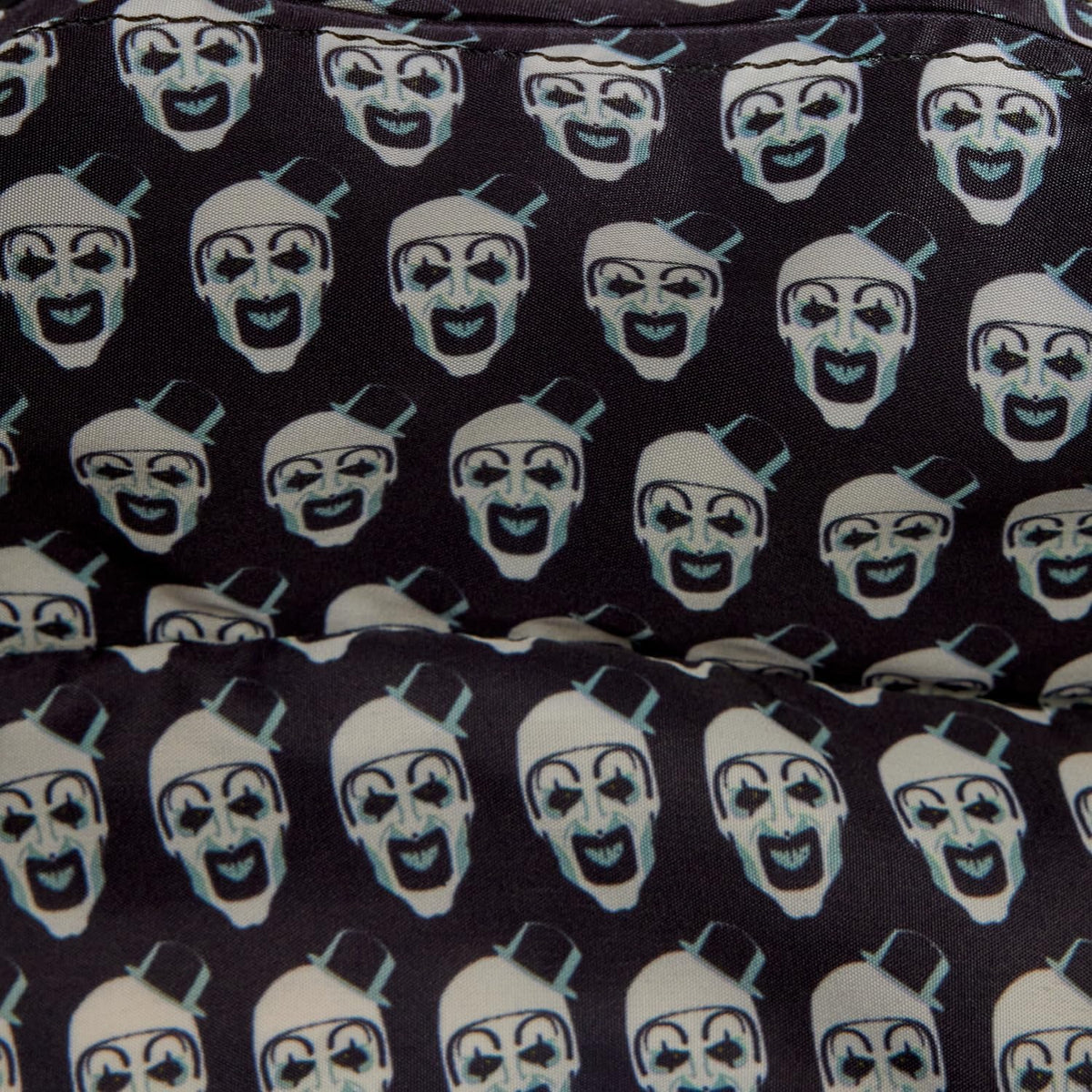 Loungefly: Instock Terrifier Black And White Pattern Bag Clothing and Apparel Loungefly
