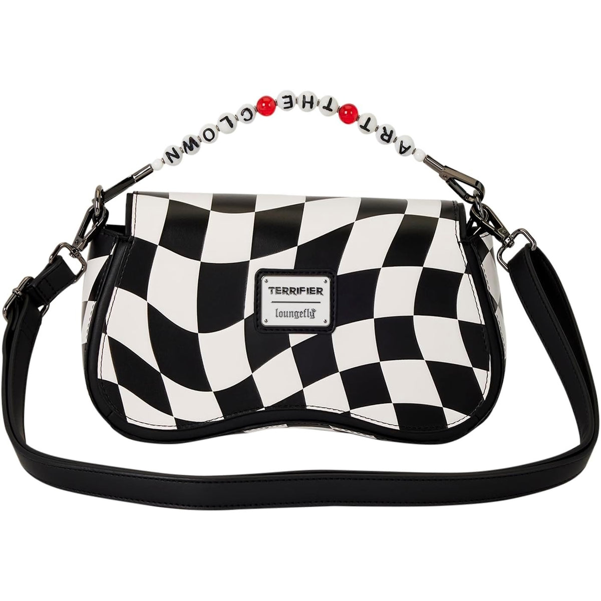 Loungefly: Instock Terrifier Black And White Pattern Bag Clothing and Apparel Loungefly