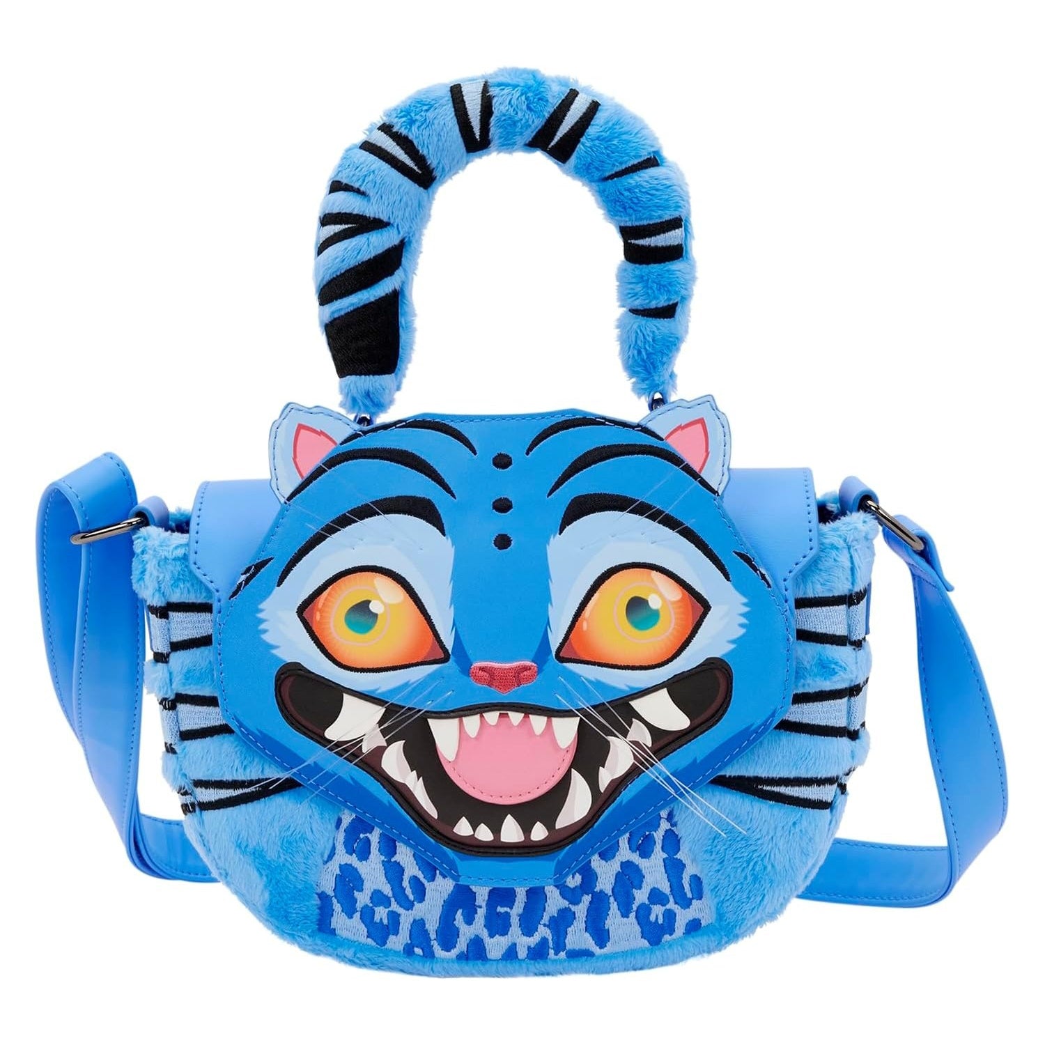 Loungefly Netflix KPop Demon Hunters: Derpy Crossbody Glow-in-the-Dark Bag Clothing and Apparel Loungefly