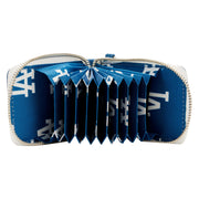 Loungefly: Los Angeles Dodgers Patches - Accordion Wallet Clothing and Apparel Loungefly