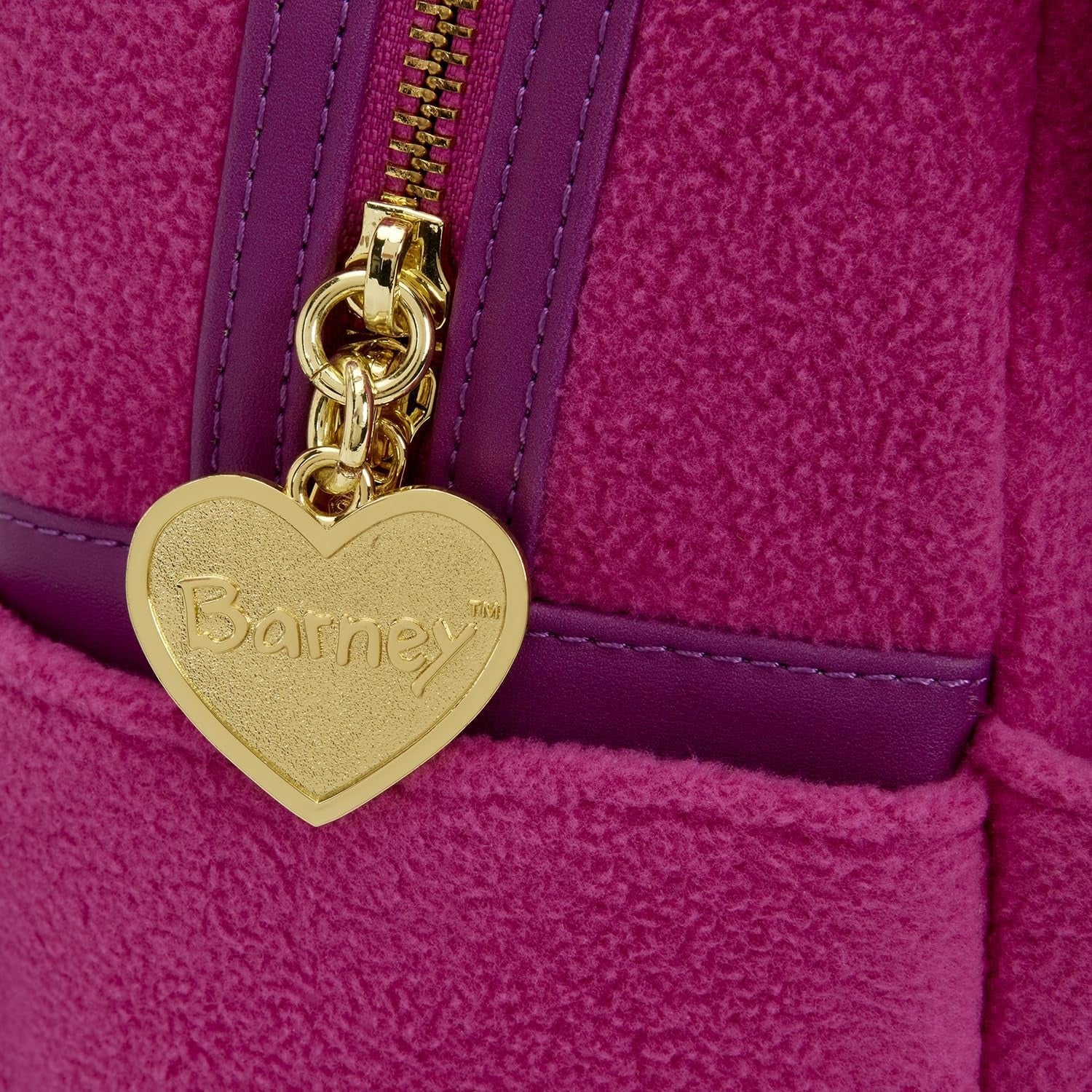 Loungefly: Mattel Barney Mini Backpack Clothing and Apparel Loungefly