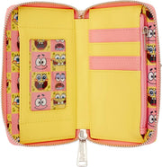 Loungefly Nickelodeon: Spongebob and Patrick Checkered Zip Around Wallet Clothing and Apparel Loungefly