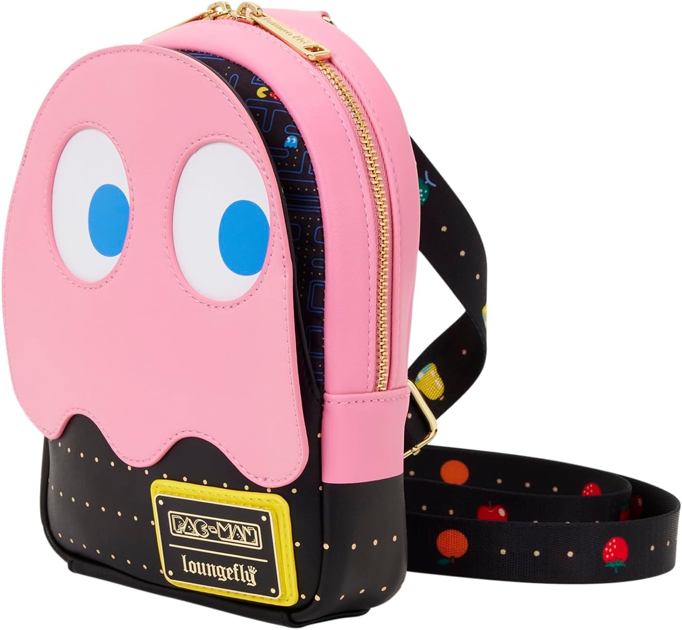 Loungefly: Pac-Man Pinky Sling Clothing and Apparel Loungefly