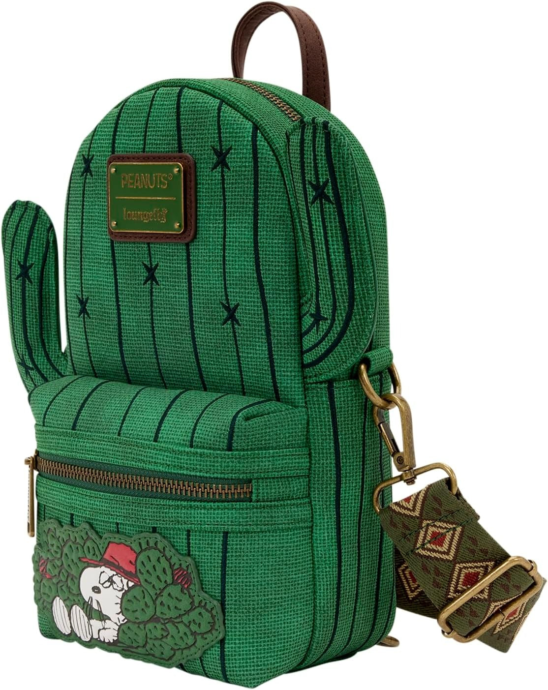 Loungefly: Peanuts - Snoopy Desert Sling Bag Clothing and Apparel Loungefly